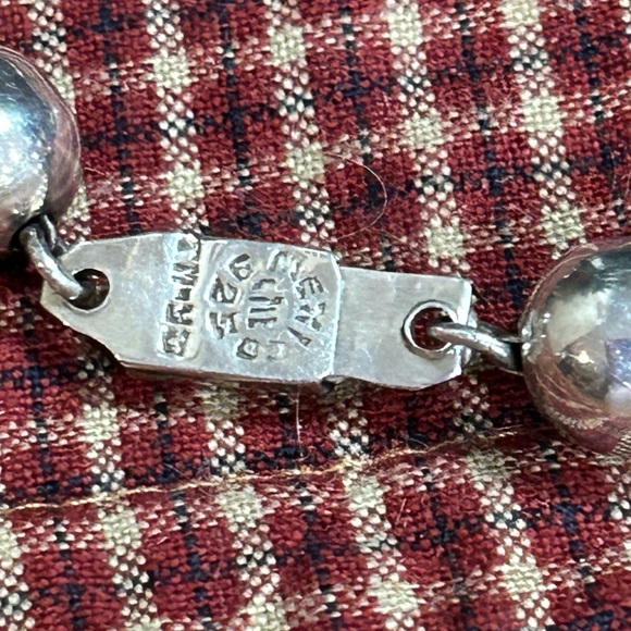 Sterling & Lapis Native American Necklace - Picture 6 of 14